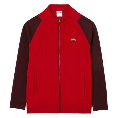 Lacoste Jack X Novak Djokovic Zip Jacke Herren Rot/Bordeaux