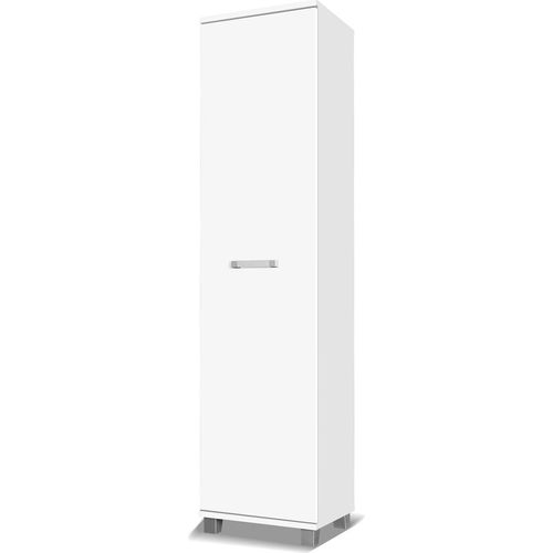 Schmaler Regalschrank 50 cm ANDOVER - weiß