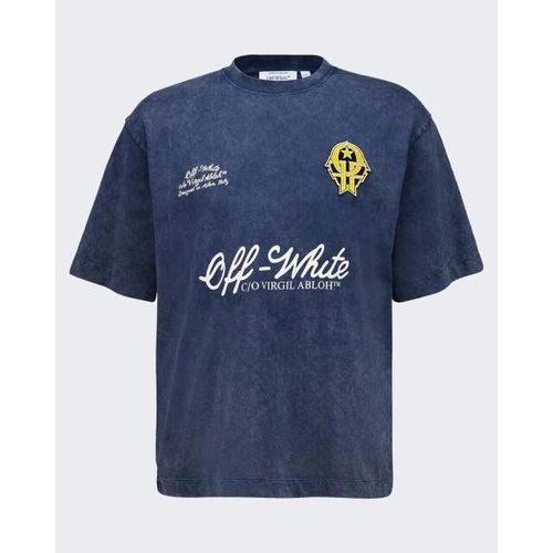 Off White Heren sporty skate tee