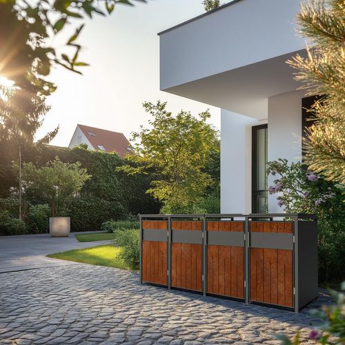 Containerlagerung Rost 4 Container