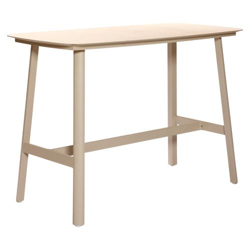 Bartisch Sand 160x80x108 cm, kratzfest, hitzebeständig, witterungsbeständig
