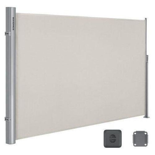 Alu Sichtschutz 280 g/m² Windschutz ausziehbar