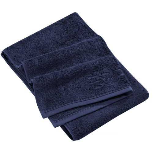 Handtuch ESPRIT "Modern Solid", blau (marine blau), B:50cm L:100cm, Frottier, Baumwolle, Handtücher, Handtuch, vegan produziert