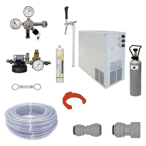Komplettset - Wassersprudler, Wasserspender, Warmkarbonator - Blupura
