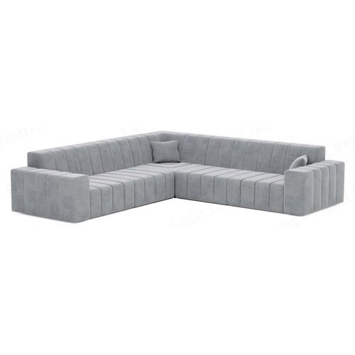 Couch Gran Canaria L-Form in Stoff