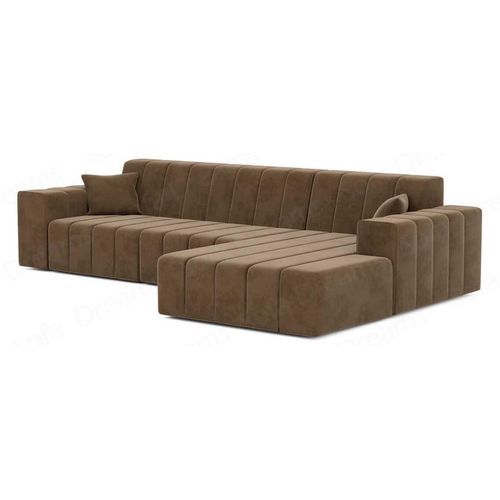 Couch Gran Canaria L-Form in Stoff Kurz