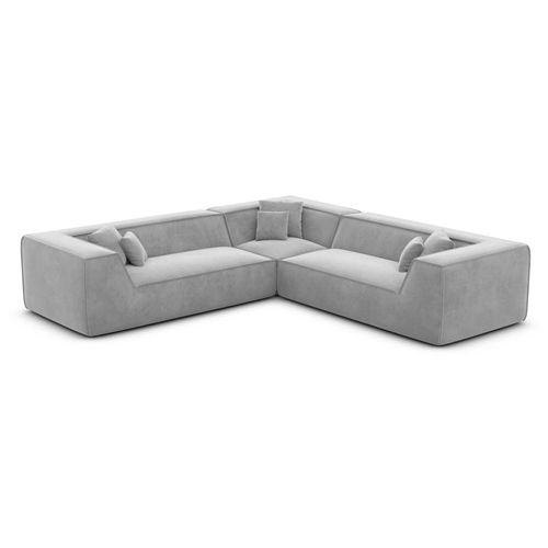 Ecksofa Monterola L Form aus Stoff