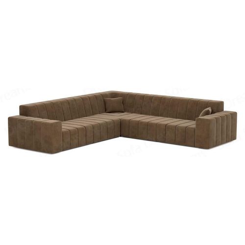 Couch Gran Canaria L-Form in Stoff