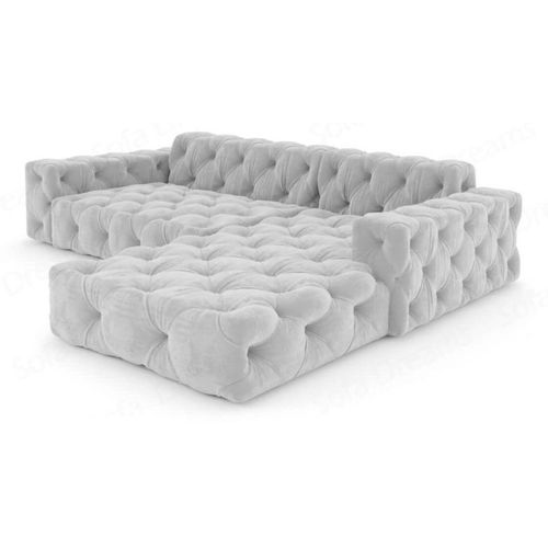Ecksofa Menorca L Form aus Stoff
