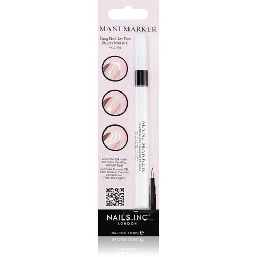 Nails Inc. Mani Marker Decoratieve nagellak in Applicatie Stift Tint White 3 ml