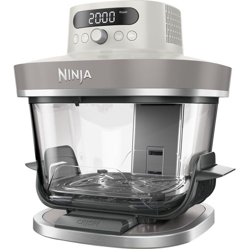 NINJA Heißluftfritteuse "CRISPi PRO 7-in-1 Glas-Air-Fryer - Beige AS101EULG", beige, B:30,5cm H:33,2cm T:29,8cm, Fritteusen, 7 Kochfunktionen, Vorbereitung, Zubereitung + Aufbewahrung von Speisen