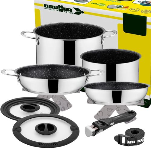 Brunner Academy Topf-Set Edelstahl 4-6 Personen
