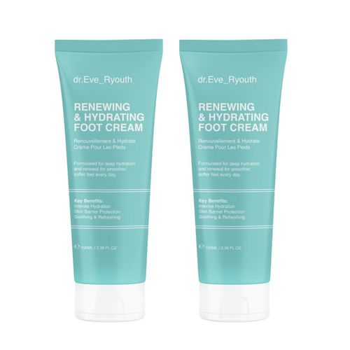 2 x Erneuernde & Hydratisierende Fußcreme