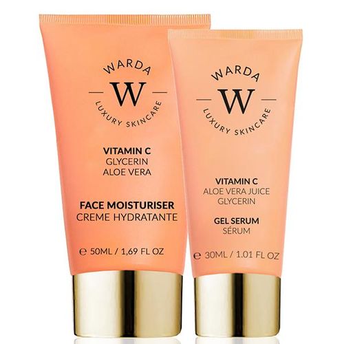 Skin Glow Boost Hydratant à la Vitamine C 50 m + Sérum Gel Skin Glow Boost à la Vitamine C 30 ml