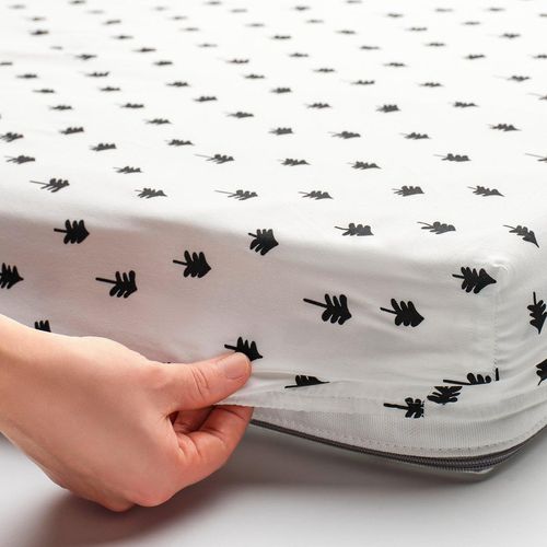 GRÖNFINK Spannbettlaken für Babybett