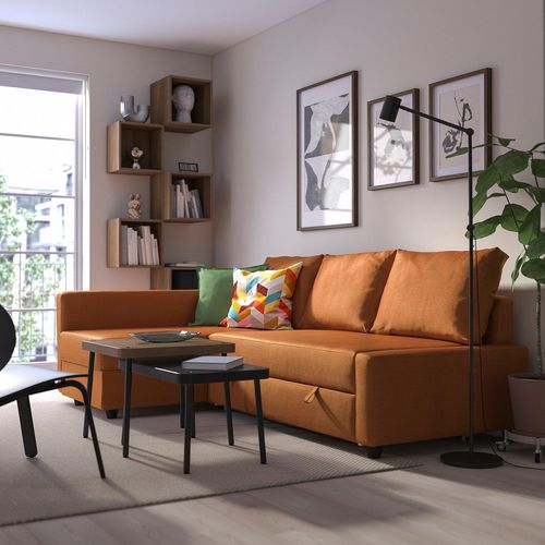 FRIHETEN Eckbettsofa mit Bettkasten