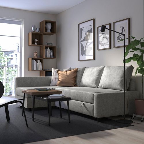 FRIHETEN Eckbettsofa mit Bettkasten