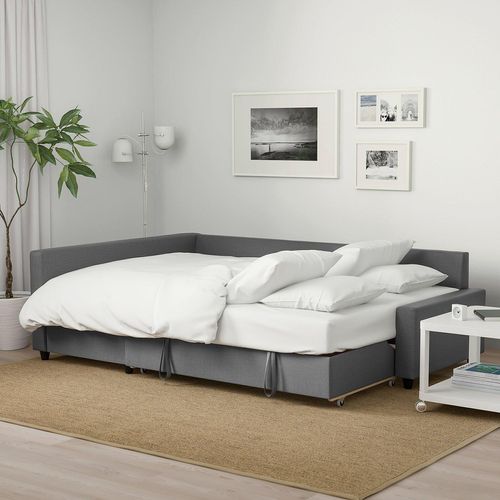 FRIHETEN Eckbettsofa mit Bettkasten