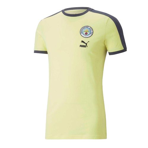Puma - "Ftblheritage T7" T-Shirt für Herren (Gelb)