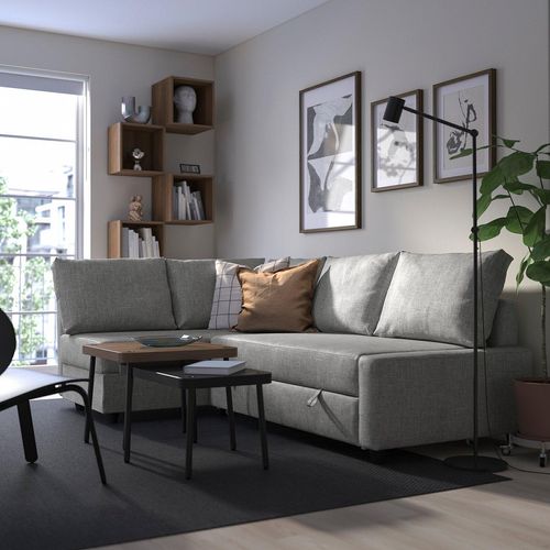 FRIHETEN Eckbettsofa mit Bettkasten