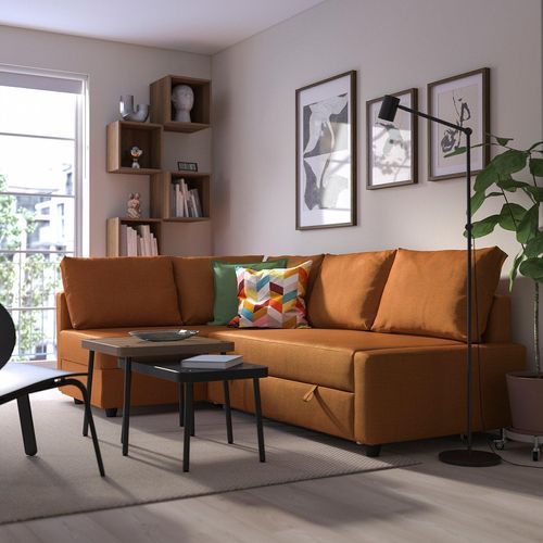 FRIHETEN Eckbettsofa mit Bettkasten