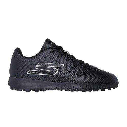 Skechers Schoenen voor kinderen met Razor 1.5-print en platte zool, in Astro Turf-uitvoering (Zwart)
