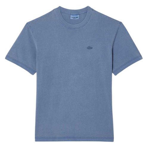 Lacoste Geverfd T-shirt voor heren (Steen)