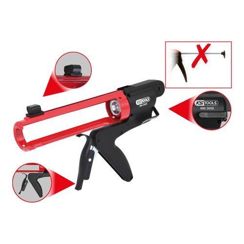 KS Tools Kartuschenpistole ohne herausstehende Schubstange 310 ml (980.3050)