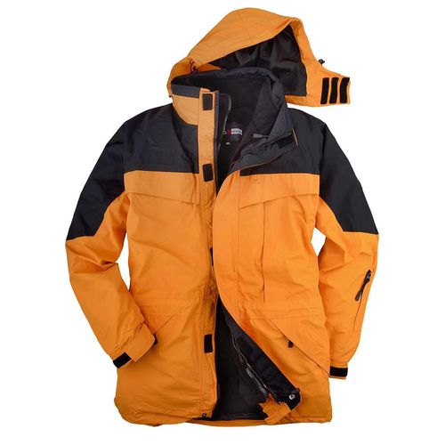 Marc & Mark 3-in-1 Funktionsjacke XXL softorange-schwarz
