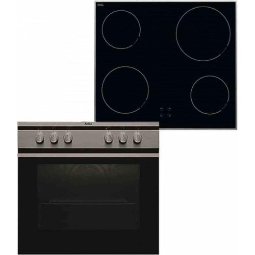 Amica EHC 12716-2 E, Keramik, 4 Zone(n), Glaskeramik, Schwarz, 57,5 cm, 50,5 cm
