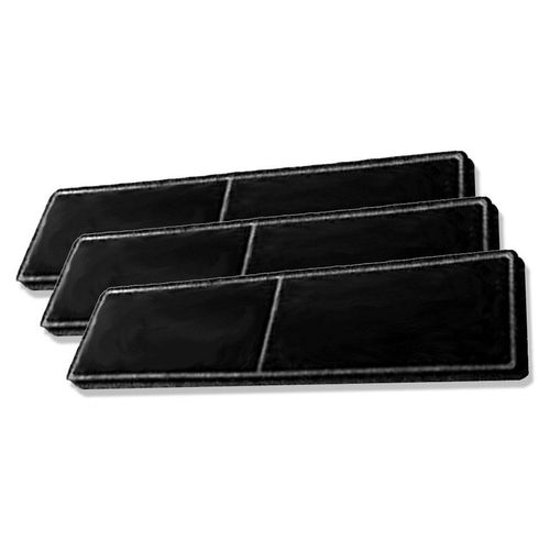 Keenberk 3x Geruchsfilter Ersatz für Miele DKF 18 mit Aktivkohle - Filter passend für Miele Umlufthauben DA2806 DA2808 DA2900 DA2905 DA2906 DUU2900 DUU1000