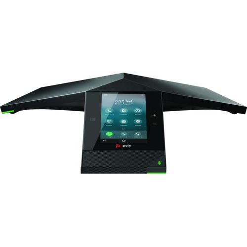 Poly Trio 8800 IP-Konferenztelefon und PoE-fähig, IP-Konferenztelefon, Schwarz, 12,7 cm (5"), 720 x 1280 Pixel, G.711alaw, G.711ulaw, G.719, G.722, G.722.1, G.722.1C, G.729ab, OPUS, iLBC, Wi-Fi 4 (802.11n)