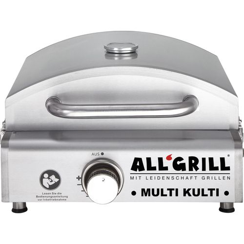 Allgrill MULTI-KULTI Gasgrill mit Steakzone-Keramikbrenner und Zündsicherung
