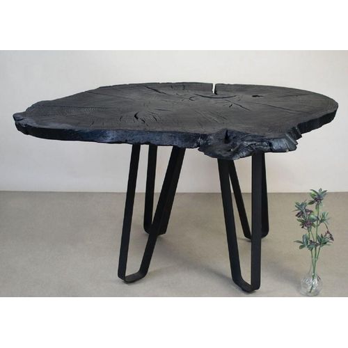 Casa Padrino Luxus Esstisch Schwarz 140 x 110 x H. 75 cm