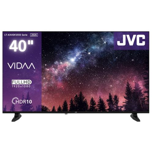 JVC LT-40VDF2555 Fernseher 40 Zoll Smart TV VIDAA Full HD HDR Fernseher, Triple-Tuner, LED TV (2026)