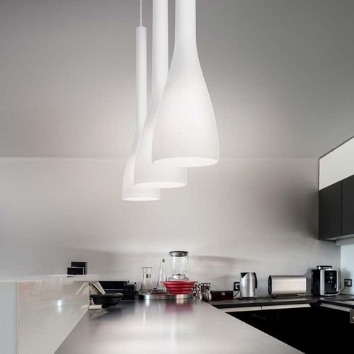 Ideal Lux FLUT SP1 BIG, 1 Glühbirne(n), E27, IP20, Weiß