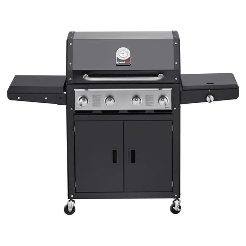 Grandhall Gasgrill Xenon 4 Black - 4 Brenner + Seitenbrenner