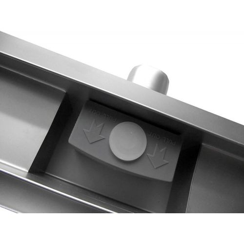 Edelstahl-Duschrinne GT02 für Duschkabine - Länge wählbar, Länge Duschrinne:900mm