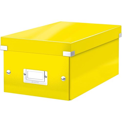 Leitz - DVD -Box Leitz Wow klicken Sie Geel | 1 Stück | 6 Stück