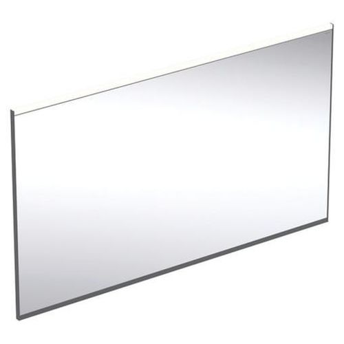 Geberit Option Plus Square Badspiegel 120 cm in schwarz matt mit direkter und indirekter Beleuchtung