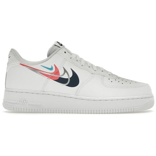 Nike Air Force 1 Low '07 Quadruple Swoosh White Navy Crimson - EU 47