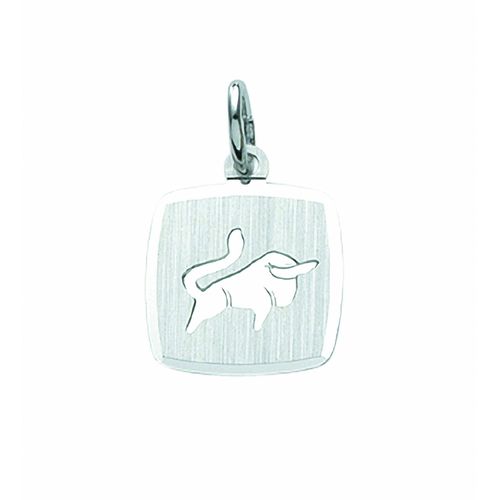 Sternzeichenanhänger ADELIA´S "Sternzeichen Anhänger Stier 925 Silber", silber, Schmuckanhänger, Damen, Stier, Silber 925 (Sterlingsilber), Silberanhänger Stier