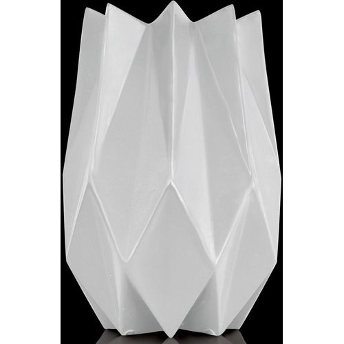 Dekovase KAISER PORZELLAN "Polygono Star", weiß, B:18,5cm H:27cm T:18,5cm, Porzellan, Vasen