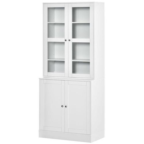 4goodz Boekenkast met open en dichte vakken 40x76x178 cm -