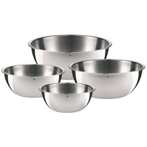 WMF Schüsselset Gourmet, Metall, 4-teilig, rund, Essen & Trinken, Geschirr, Schalen & Schüsseln, Schüsselset