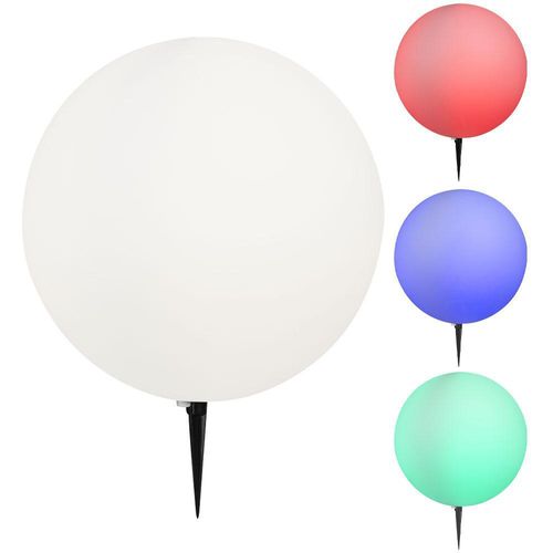 RGB LED Kugelleuchte, weiß, App-/Sprachsteuerung D 40 cm