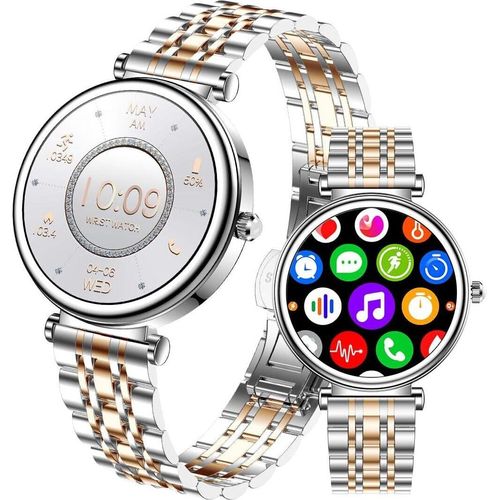 1,25 Zoll Farbbildschirm für Damen, IP67, wasserdicht, Fitness-Aktivitätstracker mit Herzfrequenz-Schlaf-Monitor, Schrittzähler für Android- und iOS
