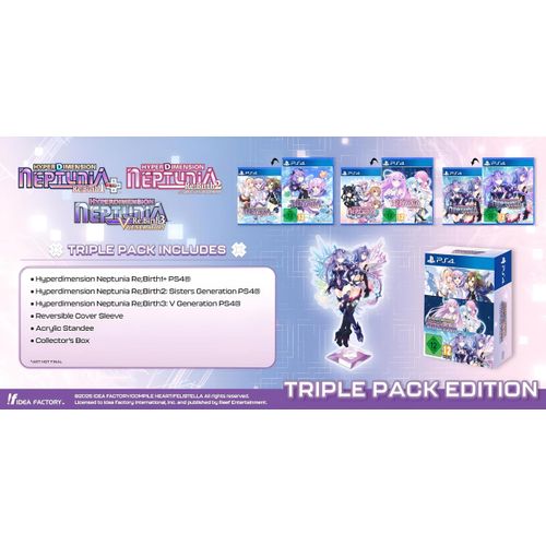Hyperdimension Neptunia ReBirth 1-3 PS-4 Triple Pack