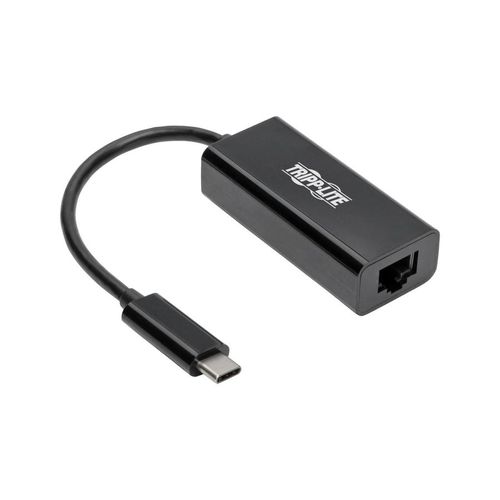 Tripp Lite USB C to Gigabit Ethernet Adapter USB Type C to Gbe 10/100/1000 - Netzwerkadapter - USB-C 3.1 - Gigabit Ethernet - Schwarz
