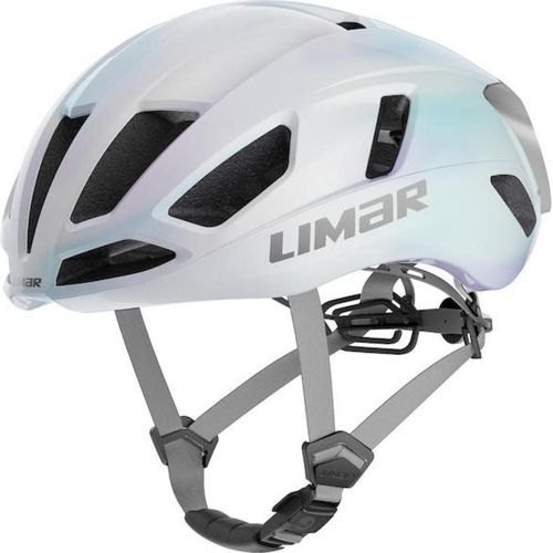 Limar Air Atlas W&B Opal White Silver S Weiß/Silber - aerodynamischer Rennrad....
